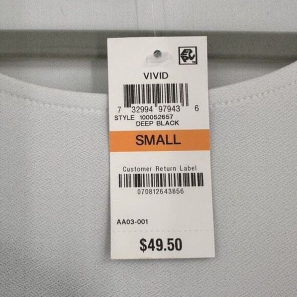 NWT INC INTERNATIONAL CONCEPTS Colorblock Top Dolman LS Black White Womens Small - Picture 6 of 11